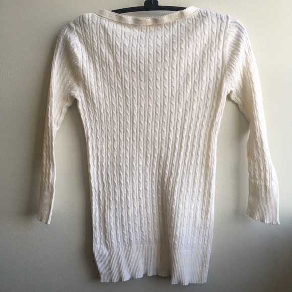 White Ribbed Shirt - Picture 2 of 2